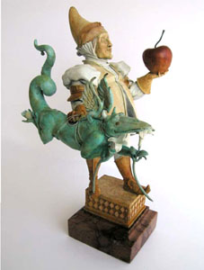Michael Parkes Dragon Collector in Bronze