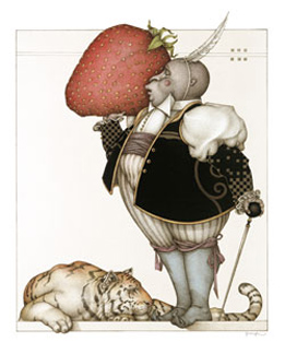 Michael Parkes The Strawberry Collector
