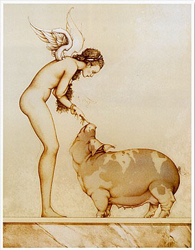 Michael Parkes An Angel's Touch